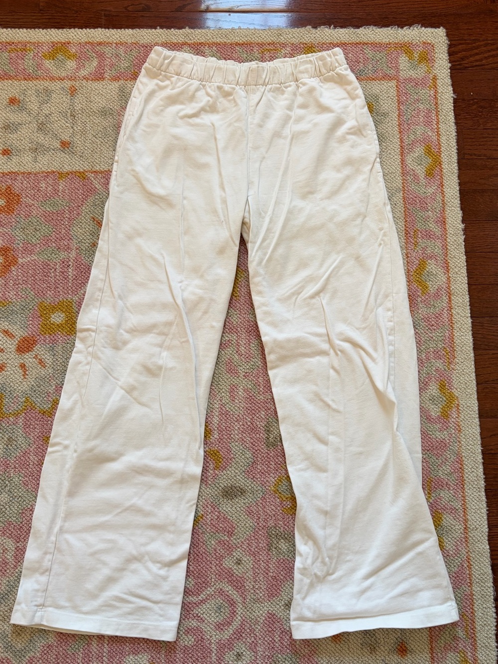 Brandy Melville White Straight Leg Pants